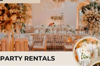 build party rental website photo booth website vacation website booking website