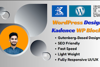 build optimize websites using kadence pro blocks