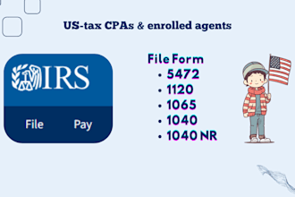 file irs forms 1065 1040nr and 5472