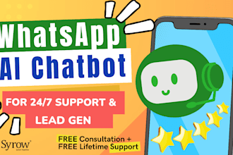 whatsapp business API setup and build whatsapp chatbots