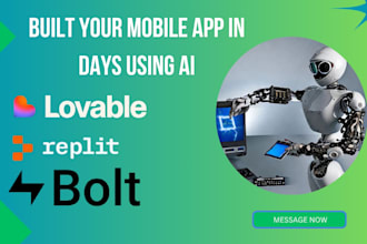 fix or create ai new web app using lovable , replit , bolt ai