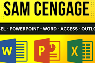do sam cengage ms word task, microsoft office, excel, access