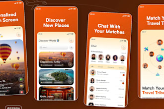 build custom social chat app, dating app, chat app, live streaming app, ai app