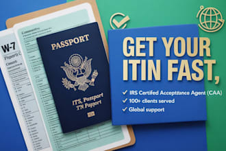 apply for itin individual taxpayer number as an irs caa