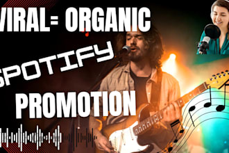 professional spotify promotion and run music ads, organic spotify audiences
