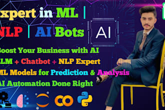 build ml models for nlp chatbots and images