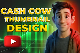 cash cow fast and clickable youtube thumbnail