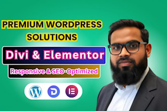 build a fast wordpress website with divi theme