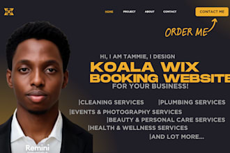 cleaning service website with booking koala, booking koala website, bookingkoala