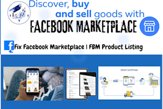 do shopify fbm account product listing fix facebook marketplace for dropshipping