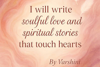 write a soulful and emotional love or spiritual story