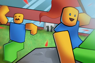 design catchy roblox thumbnails and art for your games