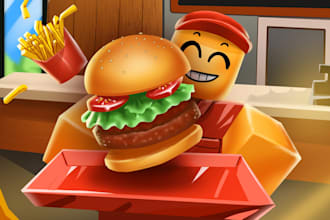 design catchy roblox thumbnails and art for your games