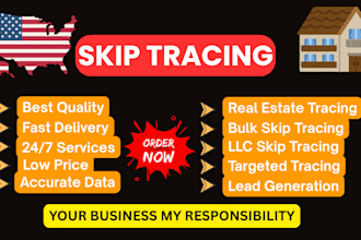 do real estate skip tracing for the USA