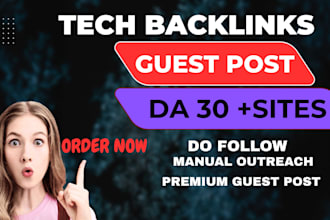 build tech backlinks with premium tech guest post
