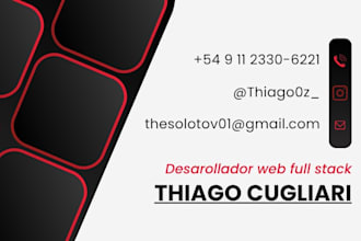 crearé sitios web personalizados con react y diseño moderno