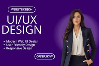 create a stunning websites UI design using figma