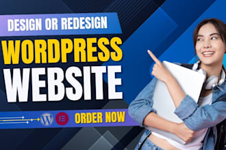 design, redesign, clone, or build a wordpress website with elementor pro