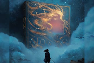 make bestselling fantasy book cover for you