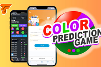 develop wingo color prediction website development, color trading, daman