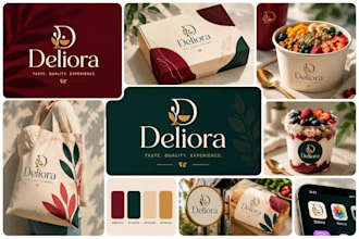 create a logo for a restaurant, coffee, bakery, pastry, food