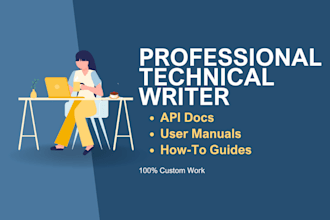 write professional technical or API documentation