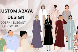 design trendy, and luxury designs, abayas, and dresses