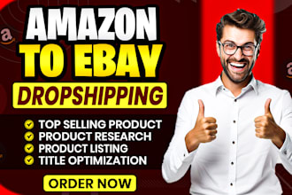 amazon to ebay droppshiping top listings