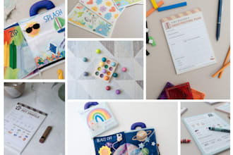 shoot baby, kids, or toy flatlay photos