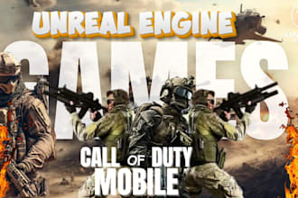 develop unreal engine game, high quality environment, prototype and features