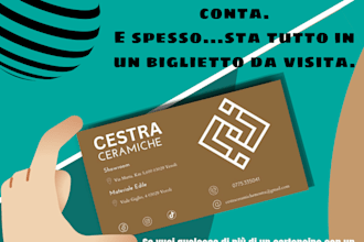 realizziamo insieme il tuo biglietto da visita personalizzato e pulito