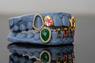 design custom 3d grillz, gold, diamond grillz, hip hop teeth jewelry cad expert