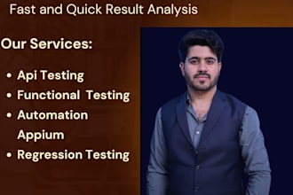 automate website or app testing using selenium or appium