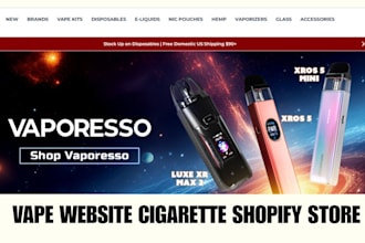 build branded vape shopify store marijuana vape website cigar shopify vape store