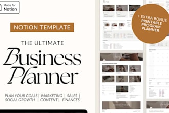 design finace notion template dashboard workspace notion planner database expert