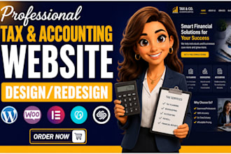 design highly responsive tax website tax preparation finance accounting website