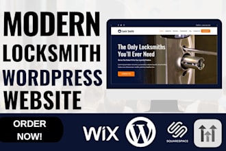 build responsive locksmith website locksmith landing page home security website