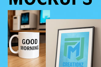 design realistic ai product mockups and lifestyle scenes for your brand