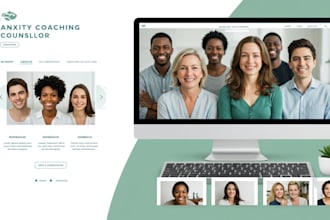 build squarespace counselor website anxiety coaching trauma coach site mindset