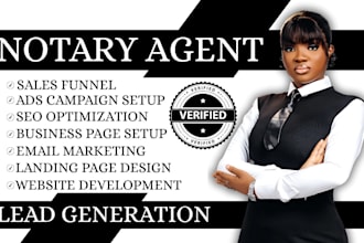 notary leads notary website notary landing page lead generation notary leads