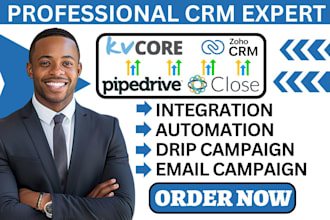 do ghl zoho crm hubspot automation setup pipedrive kvcore close io integration