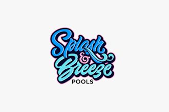design awesome pool company logo