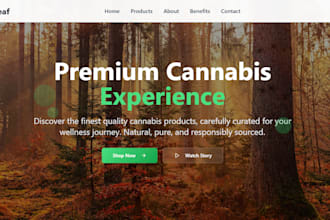 build a responsive and professional cbd, hemp ecommerce website
