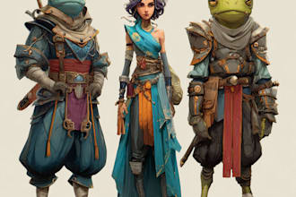 do any fantasy sci fi character that you want
