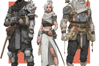 paint fantasy sci fi illustration and character design
