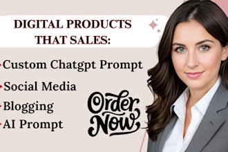 write custom chatgpt prompt bundle for SEO, social media and blogging, ai prompt
