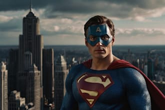 draw superhero character for you