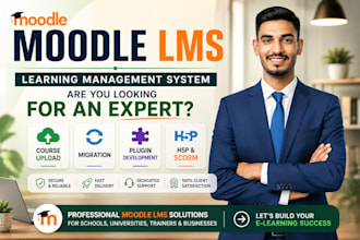 install, customize moodle lms , moodle upgrade, with course and quizzes