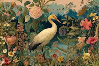 draw botanical and animal designs and patterns for you