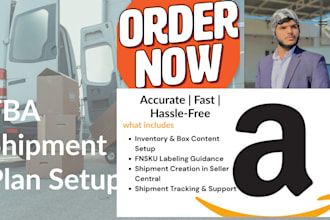 create and manage your amazon fba shipment plan
